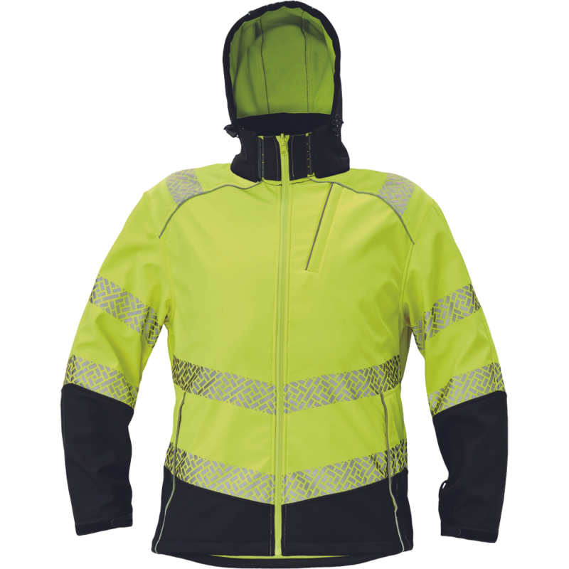 Куртка KNOXFIELD PROFI HV softshell, цвет желтый