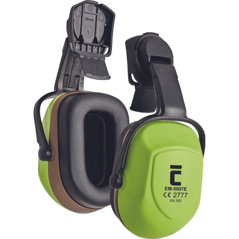 Наушники с креплением на каску CIRON Hi-Viz HV, цвет желтый