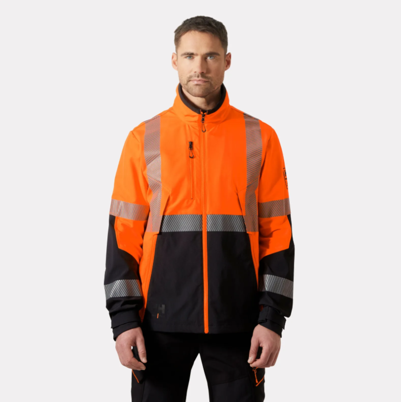 Куртка рабочая ICU BRZ Hi Vis, цвет оранжевый — изображение 3
