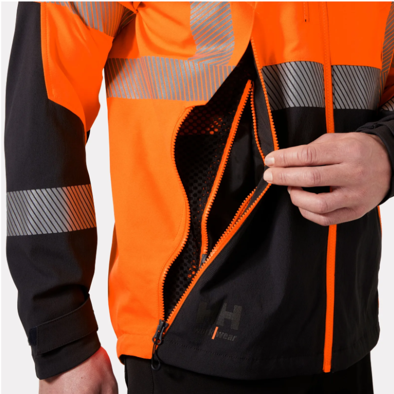 Куртка рабочая ICU BRZ Hi Vis, цвет оранжевый — изображение 5