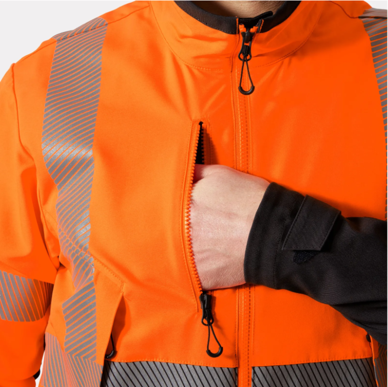 Куртка рабочая ICU BRZ Hi Vis, цвет оранжевый — изображение 6