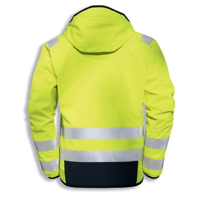 Erkaklar qishki kurtkasi uvex Protection Flash + Storm Softshell, rang high vis - Image 2