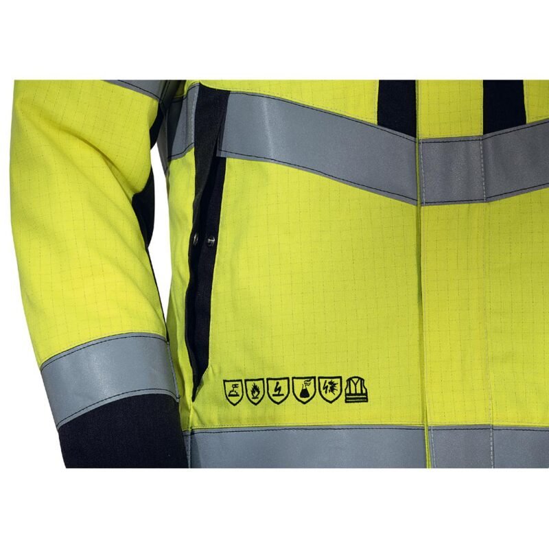 Multifunctional jacket 7368 uvex suXXeed, signal yellow color - Image 2